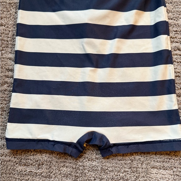 Primary Striped Baby One Piece Swimsuit Romper - Picture 6 of 6